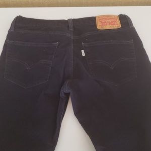 Dark Blue Levi's 511 Corduroy Jeans